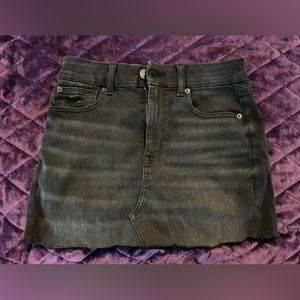 American eagle black mini skirt 8